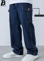 Brexx 'Vanguard' Loose Fit Urban Cargo Jeans - Image 3
