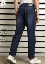 Brexx 'Urban Classic' Men's Relaxed Fit Jeans - Dark Wash Denim - Image 6