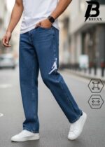 BREXX Men's Relaxed Fit "Jordan" Graphic Print Streetwear Jeans - Image 4