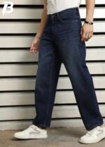 Brexx 'Urban Classic' Men's Relaxed Fit Jeans - Dark Wash Denim - Image 5