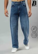 Brexx Jeans Men's Relaxed Fit Baggy Jeans - Vintage Blue Wash - Image 2