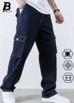 Brexx 'Vanguard' Loose Fit Urban Cargo Jeans - Image 4