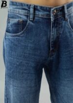 Brexx Jeans Men's Relaxed Fit Baggy Jeans - Vintage Blue Wash - Image 4