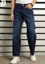 Brexx 'Urban Classic' Men's Relaxed Fit Jeans - Dark Wash Denim - Image 3