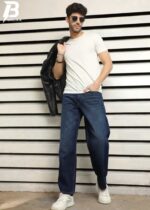 Brexx 'Urban Classic' Men's Relaxed Fit Jeans - Dark Wash Denim - Image 2