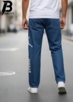 BREXX Men's Relaxed Fit "Jordan" Graphic Print Streetwear Jeans - Image 6