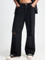 Brexx 'Midnight Revolt' Wide-Leg Distressed Jeans - Image 7
