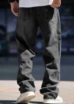 Brexx 'Shadow Drifter' Baggy Washed Black Denim Jeans - Image 6