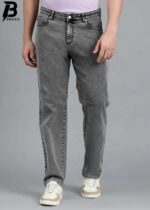 Brexx 'Stone-Tech' Premium Grey Slim-Straight Jeans