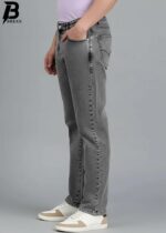 Brexx 'Stone-Tech' Premium Grey Slim-Straight Jeans - Image 6