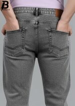 Brexx 'Stone-Tech' Premium Grey Slim-Straight Jeans - Image 2