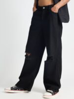 Brexx 'Midnight Revolt' Wide-Leg Distressed Jeans - Image 5