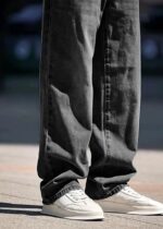 Brexx 'Shadow Drifter' Baggy Washed Black Denim Jeans - Image 4