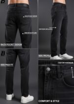 Brexx 'Onyx Flex' Water-Repellent 4-Way Stretch Jeans - Relaxed Fit - Image 4