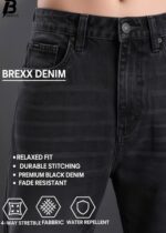 Brexx 'Onyx Flex' Water-Repellent 4-Way Stretch Jeans - Relaxed Fit - Image 3
