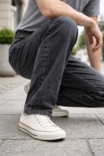 Brexx 'Urban Shadow' Faded Black Straight-Leg Jeans – Vintage Wash Series - Image 2