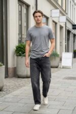 Brexx 'Urban Shadow' Faded Black Straight-Leg Jeans – Vintage Wash Series - Image 8