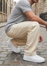 Brexx Signature Cream Canvas Baggy Jeans – Premium Heavyweight Streetwear - Image 2