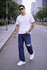 Brexx 'Urban Vantage' Distressed Denim Jeans - Image 4