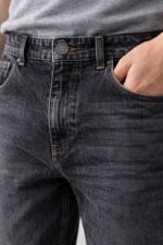 Brexx 'Urban Shadow' Faded Black Straight-Leg Jeans – Vintage Wash Series - Image 4