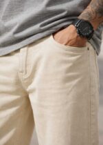 Brexx Signature Cream Canvas Baggy Jeans – Premium Heavyweight Streetwear - Image 4