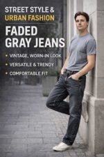 Brexx 'Urban Shadow' Faded Black Straight-Leg Jeans – Vintage Wash Series