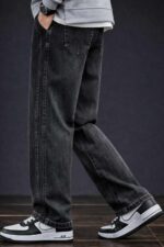 Brexx 'Urban Arc' Structural Panel Loose-Fit Jeans - Washed Black