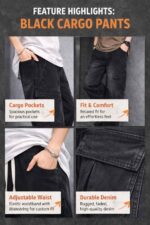 Brexx Urban Ops Tactical Cargo Pants – Shadow Grey - Image 3