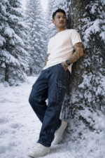 BREXX Urban Indigo Denim Utility Cargo Pants – Rugged 6-Pocket Tapered Fit - Image 6