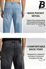 Brexx "Ultimate Comfort" Duo – Premium Relaxed Straight Leg Super-Stretch Jeans (Pack of 2) - Image 4