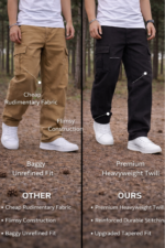 Brexx Stealth Ops Black Urban Utility Cargo Pants - Image 3