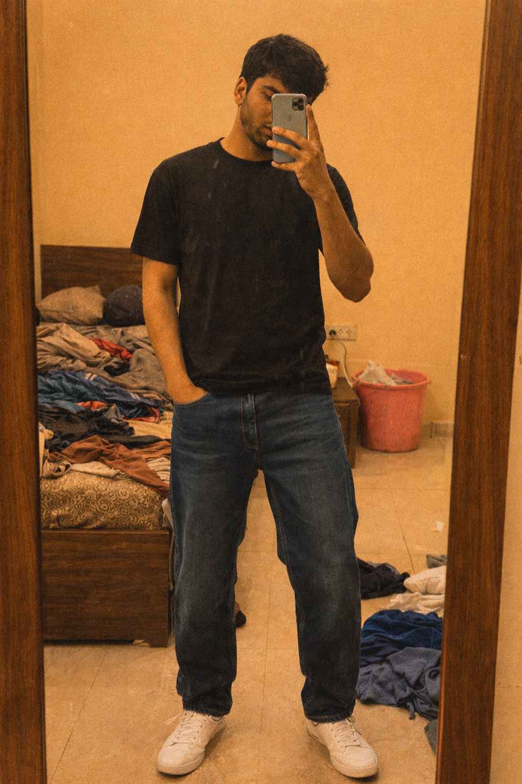 Premium Denim Texture Zoom