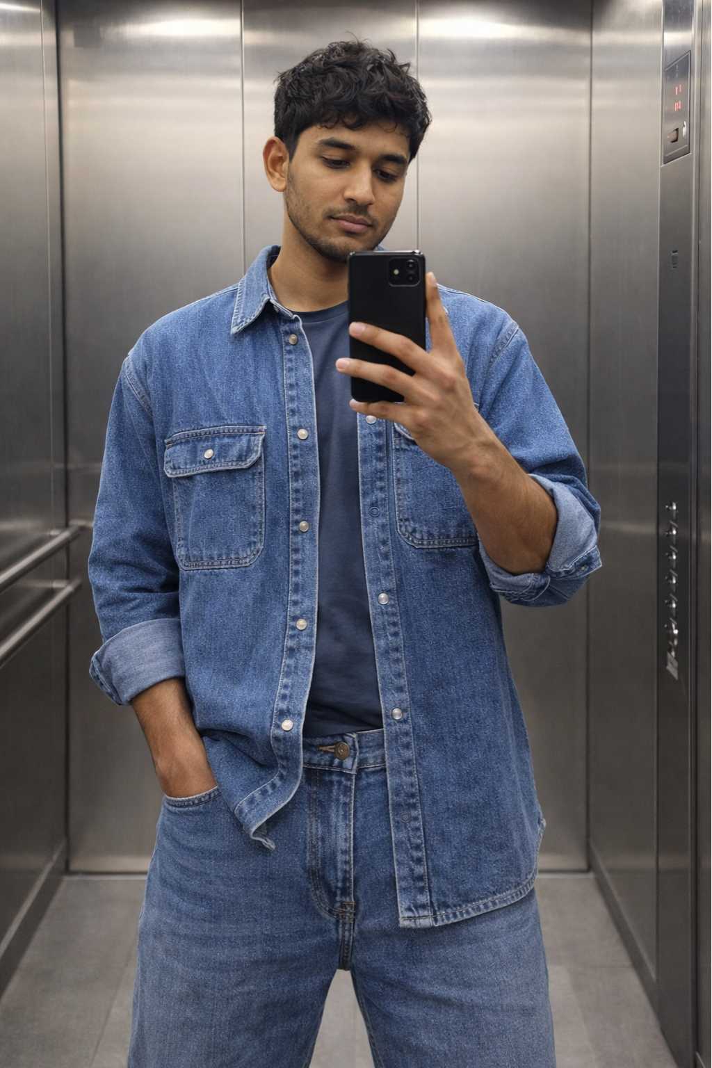 Full length view of Tapered Fit Olive Cargos