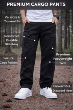 Brexx Stealth Ops Black Urban Utility Cargo Pants - Image 8